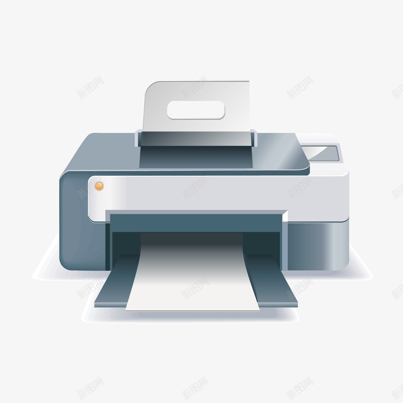 打印机复印机矢量图ai免抠素材_新图网 https://ixintu.com 办公设备 复印机 打印机 矢量图