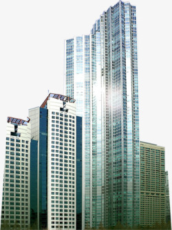 阳光高楼建筑城市素材