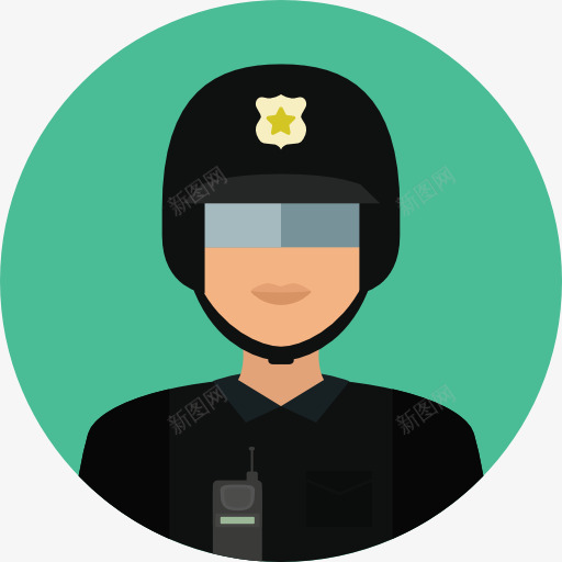 警方图标png_新图网 https://ixintu.com 专业 头像 安全 工作 用户 职业 警察