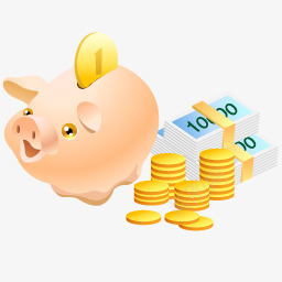 可爱小猪存钱罐图标png_新图网 https://ixintu.com 存钱罐 猪 硬币 金钱 钞票
