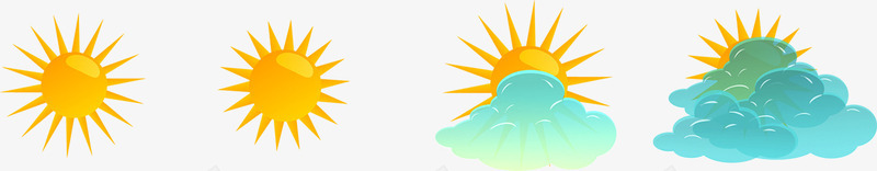 天气预报晴天图标png_新图网 https://ixintu.com 图标 多云 天气预报 晴天