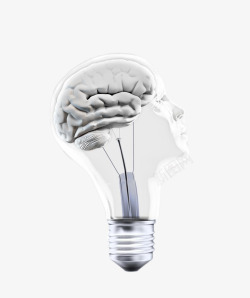 灯泡造型数据表创意灯泡大脑高清图片