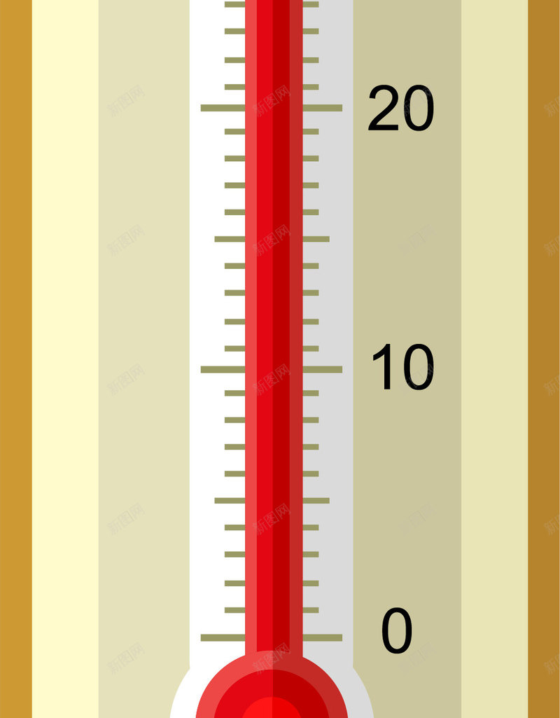卡通温度计图案png免抠素材_新图网 https://ixintu.com 免抠PNG 天气 气温 温度 温度表 温度计量器 风雨气温图