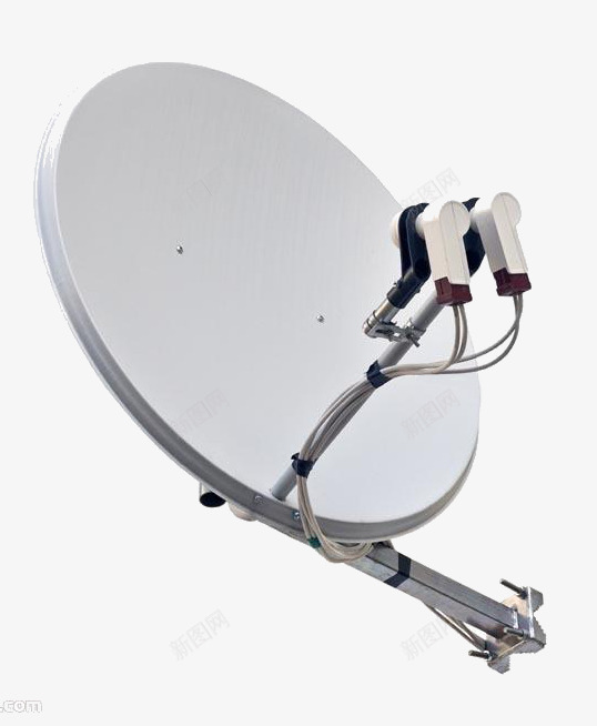 白色信号接收器png免抠素材_新图网 https://ixintu.com 信号 卫星 接收器 电视