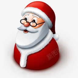 圣诞老人图标卡通眼镜png_新图网 https://ixintu.com 卡通 图标 圣诞老人 眼镜
