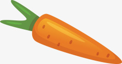 胡萝卜蔬菜食物食材矢量图素材