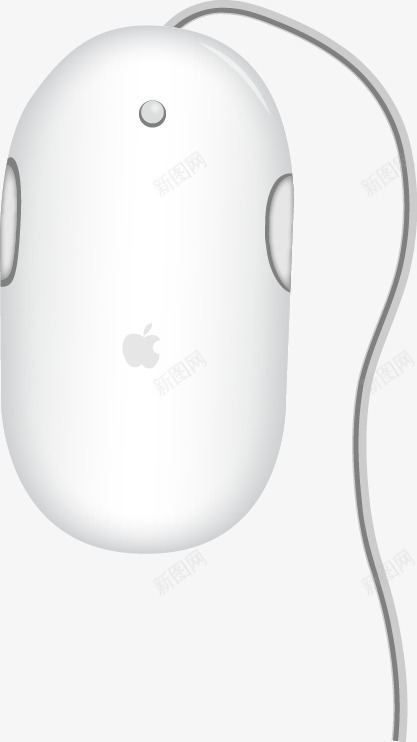 手绘苹果鼠标png免抠素材_新图网 https://ixintu.com 手绘 电子产品 苹果 鼠标 鼠标样式