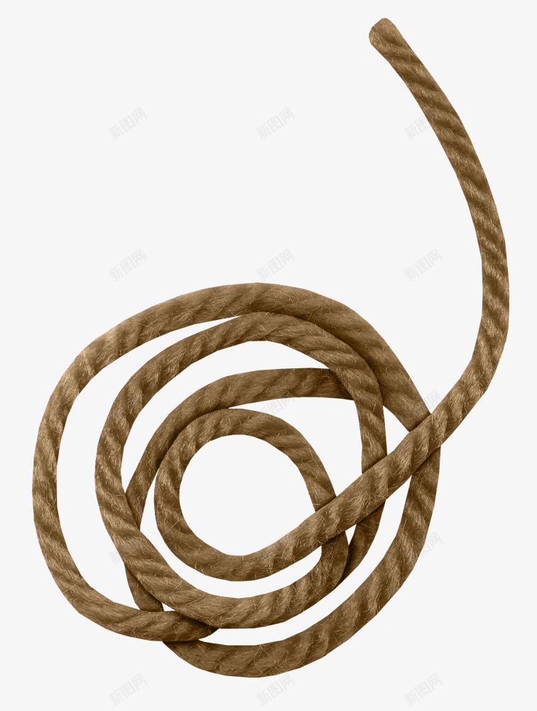 装饰图案png免抠素材_新图网 https://ixintu.com 棕色 绳子 装饰图案 麻绳