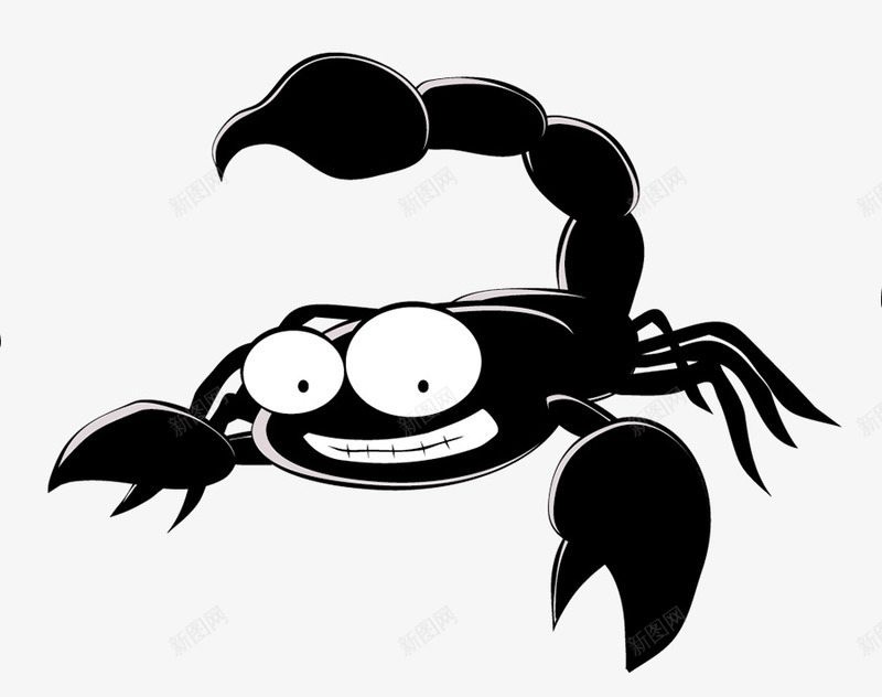 卡通蝎子图标png_新图网 https://ixintu.com 动物 手绘 昆虫 蝎子