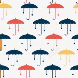 装饰性卡通素材雨伞矢量图高清图片