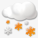 雪天图标png_新图网 https://ixintu.com 天气图标 天气素材 雪天