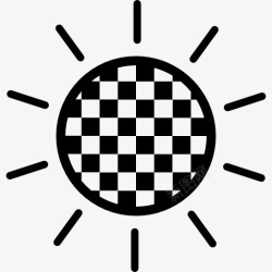 阳光的轮廓太阳的轮廓花纹圈图标高清图片