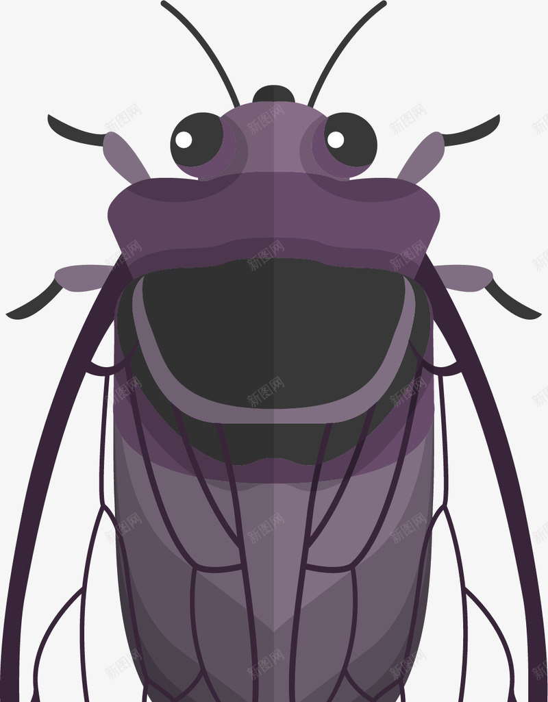 紫色大型变异昆虫png免抠素材_新图网 https://ixintu.com 写实昆虫 动物昆虫 变异 大型昆虫 昆虫 爬虫 紫色昆虫