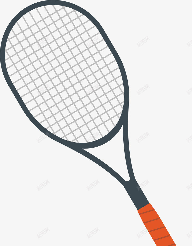专业网球拍png免抠素材_新图网 https://ixintu.com 专业 健康 员工福利 身体 锻炼