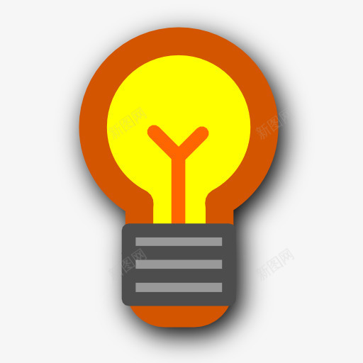 光灯泡提示提示能量2Dpng免抠素材_新图网 https://ixintu.com bulb energy hint light tip 光 提示 灯泡 能量