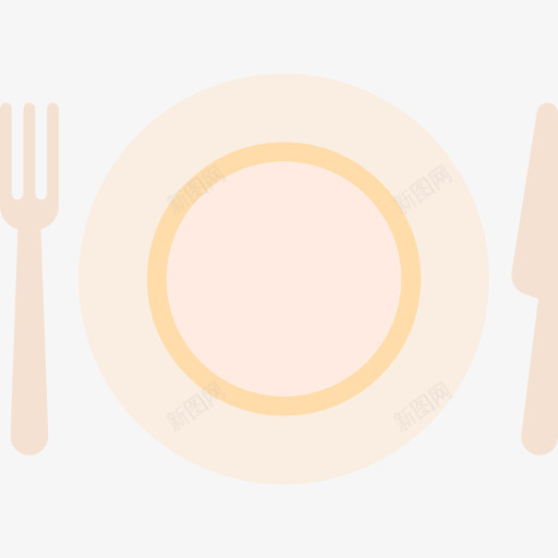 餐厅图标png_新图网 https://ixintu.com 刀 叉 工具和用具 盘 菜 餐具 餐厅