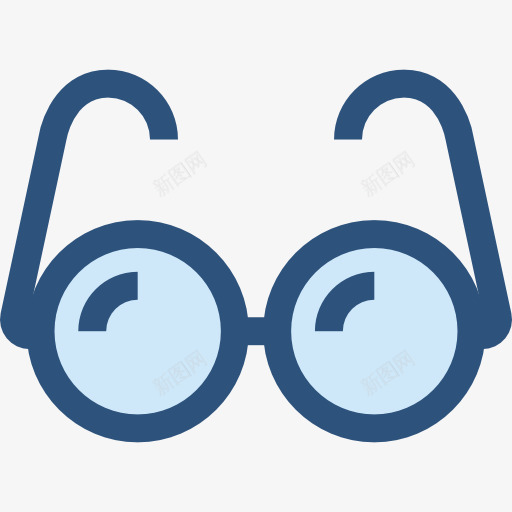眼镜图标png_新图网 https://ixintu.com 光学眼镜 工具和器具 教育 眼科 眼镜 老花眼镜 视觉