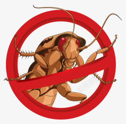 禁止昆虫图素素材