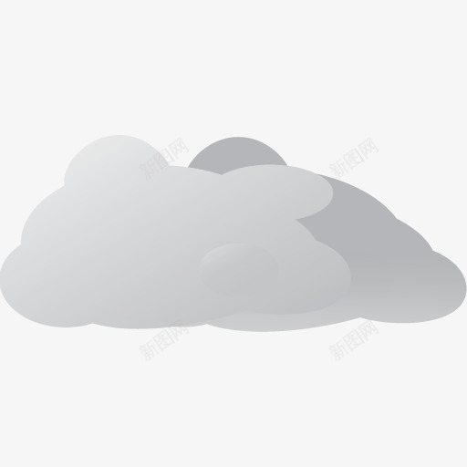 多云天气灰色天气图标png_新图网 https://ixintu.com Cloudy weather 多云 天气