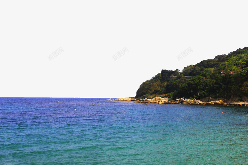 海边风景图png免抠素材_新图网 https://ixintu.com 大海 小岛屿 岛屿 摄影图 蓝色