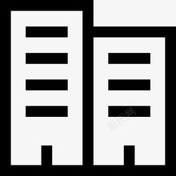 街区建筑住宅图标高清图片