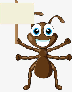 蚂蚁举木头蚂蚁举牌子高清图片