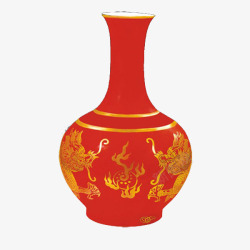 中国红瓷器素材