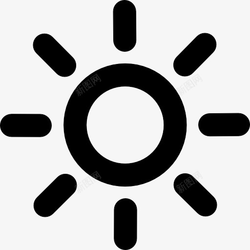 天的太阳图标png_新图网 https://ixintu.com 天 天气 星 界面 通用接口 阳光