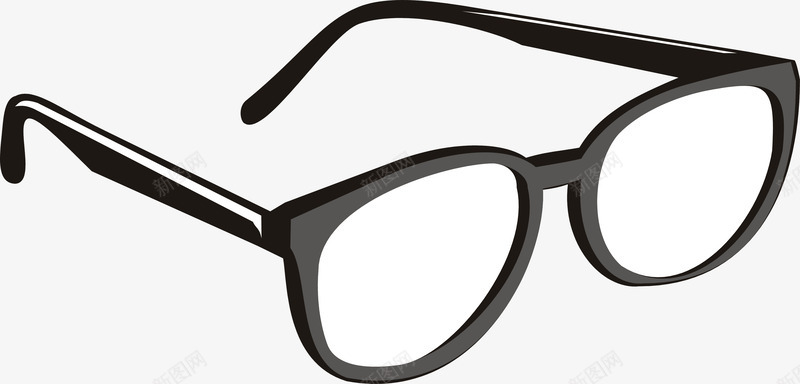 卡通黑色眼镜框png免抠素材_新图网 https://ixintu.com 卡通眼镜框 卡通镜框 墨镜 墨镜框 眼镜 眼镜框 矢量眼镜框 镜框 黑眼镜框