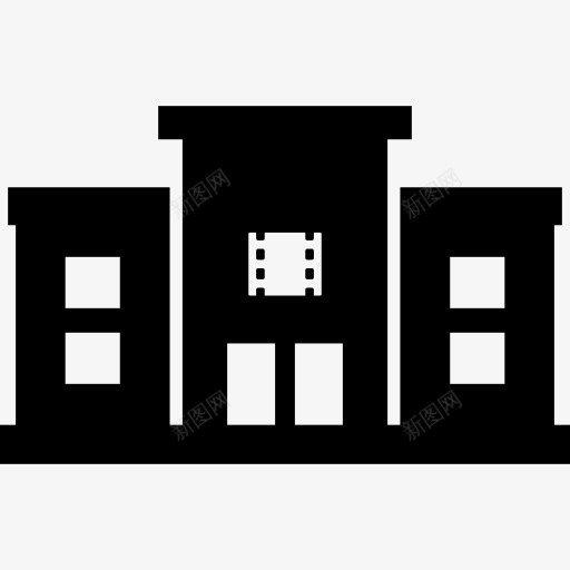 电影图标png_新图网 https://ixintu.com 休闲 建筑 戏剧 电影
