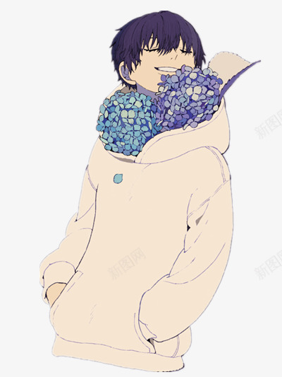 卡通男孩png免抠素材_新图网 https://ixintu.com 手绘男生 男生插画 阳光男孩