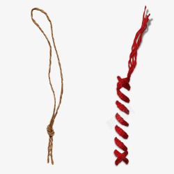 绳子嵌入的绳子装饰素材