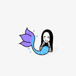 美人鱼的传说卡通美人鱼高清图片