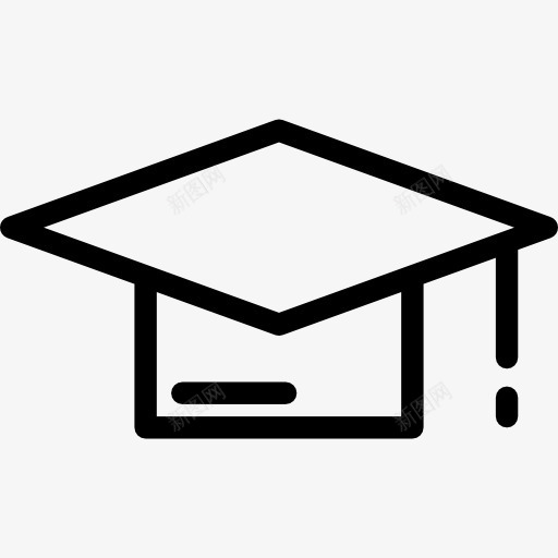学士图标png_新图网 https://ixintu.com 学士帽 教育 研究生