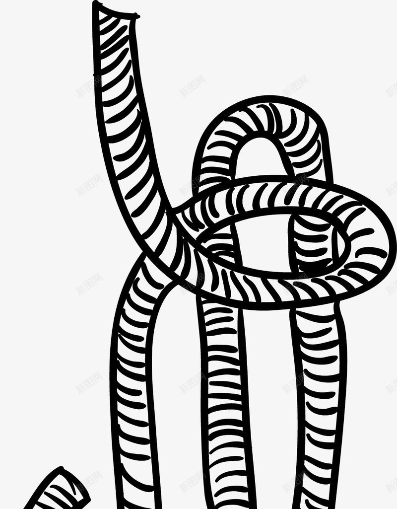 活结缠绕png免抠素材_新图网 https://ixintu.com 打结的线 活结 线 绳子缠绕 缠绕 缠绕的线