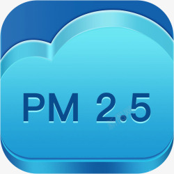 手机监测空气手机PM25实时监测仪天气logo图标高清图片