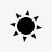 天气太阳modernuiicons图标图标