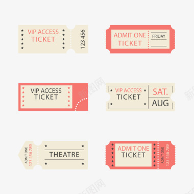 电影票根图标图标