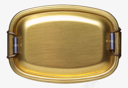金色托盘餐具素材