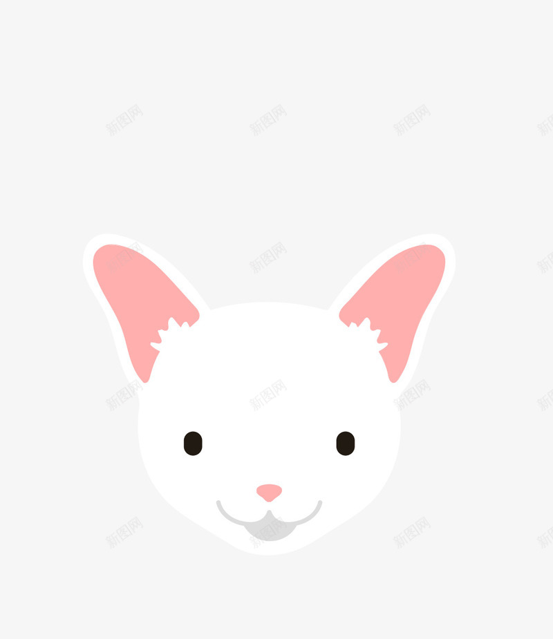 白色的猫咪png免抠素材_新图网 https://ixintu.com png图形 png装饰 动物 宠物 猫咪 装饰