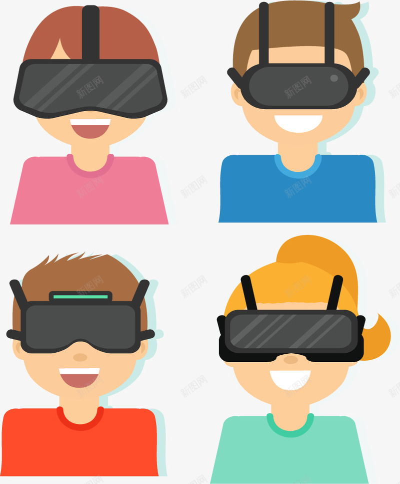 宣讲产品体验png免抠素材_新图网 https://ixintu.com VR世界 VR眼镜 产品宣讲 用户体验 虚拟现实