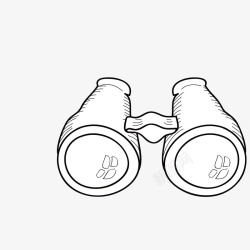 线描望远镜手绘的望远镜高清图片