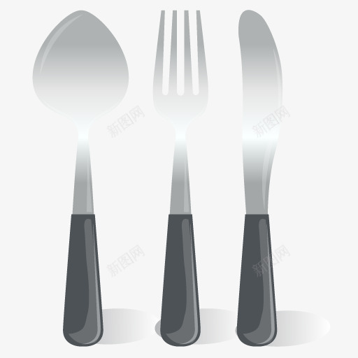 刀叉匙叉刀图标png_新图网 https://ixintu.com cutlery fork kitchen knife spoon 刀 勺子 厨房 叉 餐具