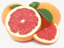 一颗柚子红心柚高清图片