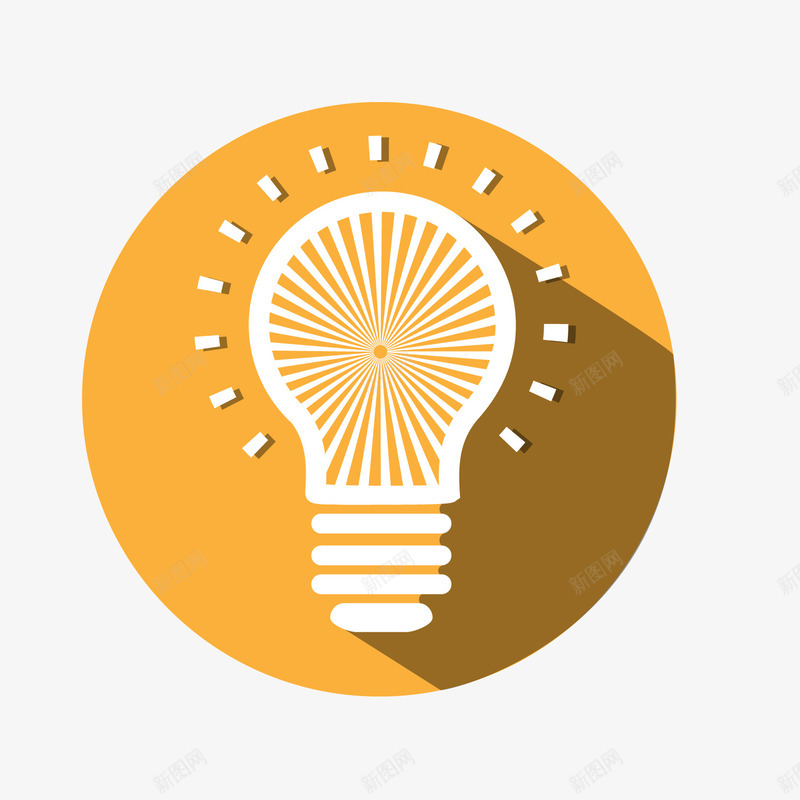 灯泡图png免抠素材_新图网 https://ixintu.com 创意灯泡图 剪纸状灯泡 发光灯泡