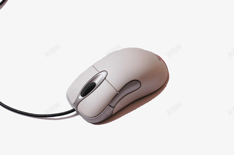 一个有线白色鼠标png免抠素材_新图网 https://ixintu.com 有线鼠标 电子产品 电脑配件 白色鼠标 鼠标样式