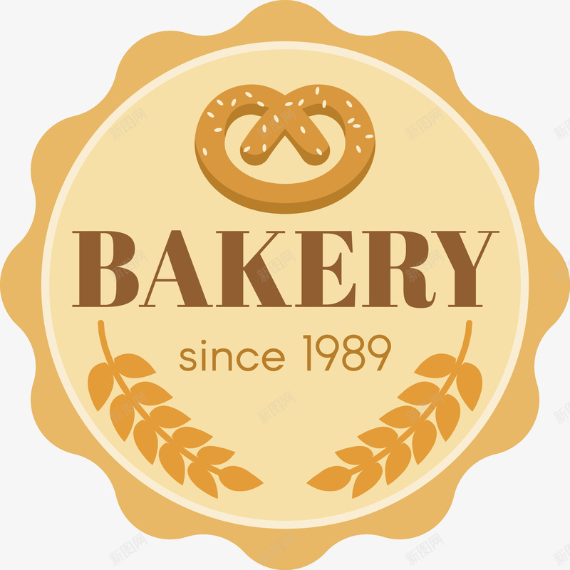 面包房标志png免抠素材_新图网 https://ixintu.com 小麦 烘焙屋 面包屋