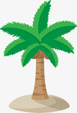 绿色棕榈树植物图素材