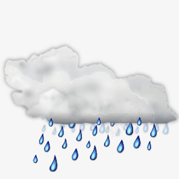 天气淋浴状态图标图标