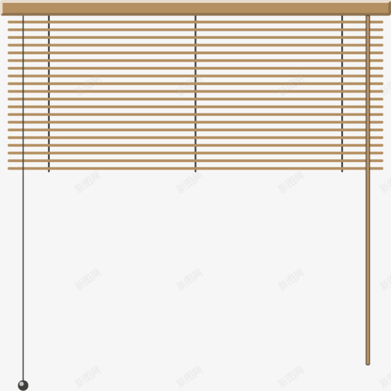 小清新黄色帘子png免抠素材_新图网 https://ixintu.com 小清新帘子 帘布 水彩 简约绳子 黄色帘子 黑色绳子